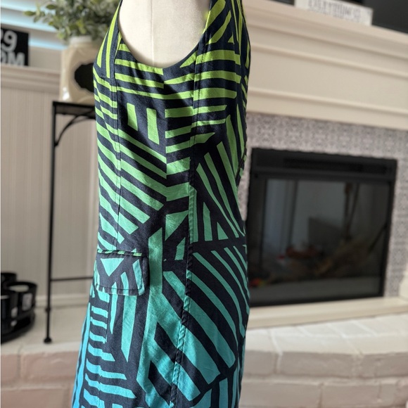 Desigual Striped Green and Black Dress - Picture 11 of 11